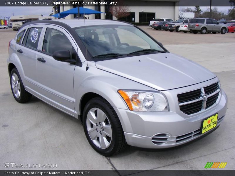 Bright Silver Metallic / Pastel Slate Gray 2007 Dodge Caliber SXT