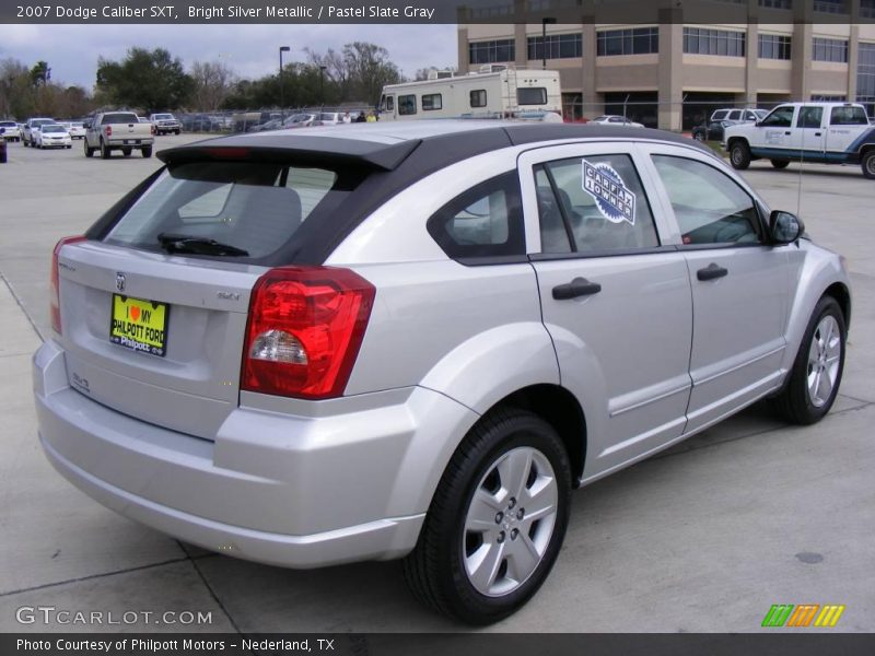 Bright Silver Metallic / Pastel Slate Gray 2007 Dodge Caliber SXT