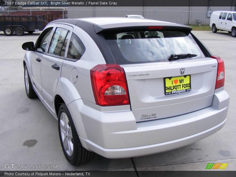 Bright Silver Metallic / Pastel Slate Gray 2007 Dodge Caliber SXT