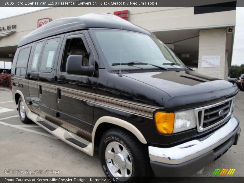 Black Cleacoat / Medium Pebble 2005 Ford E Series Van E150 Passenger Conversion