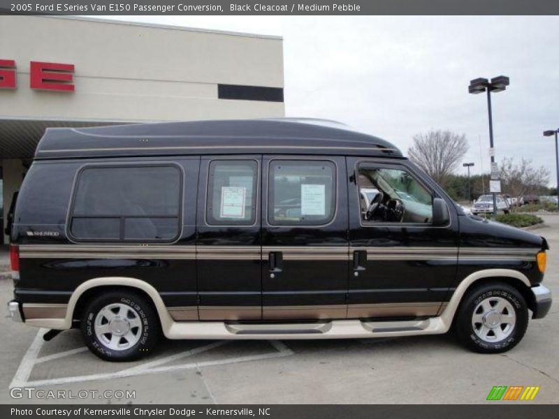 Black Cleacoat / Medium Pebble 2005 Ford E Series Van E150 Passenger Conversion