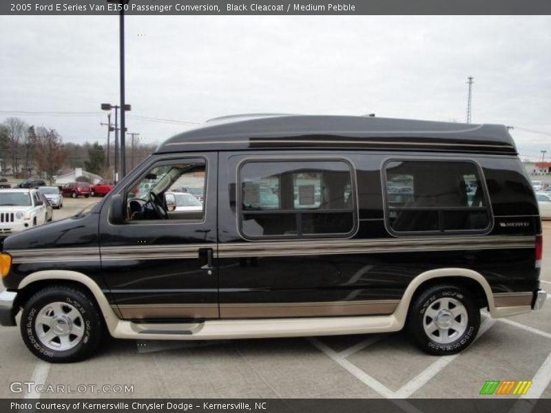 Black Cleacoat / Medium Pebble 2005 Ford E Series Van E150 Passenger Conversion