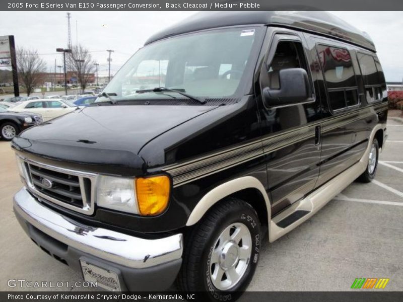 Black Cleacoat / Medium Pebble 2005 Ford E Series Van E150 Passenger Conversion