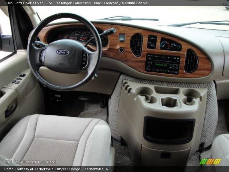 Black Cleacoat / Medium Pebble 2005 Ford E Series Van E150 Passenger Conversion