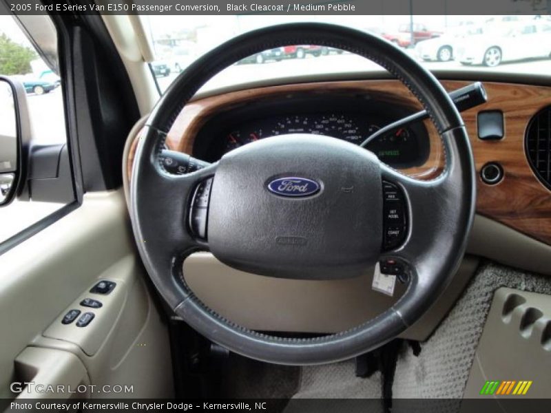 Black Cleacoat / Medium Pebble 2005 Ford E Series Van E150 Passenger Conversion