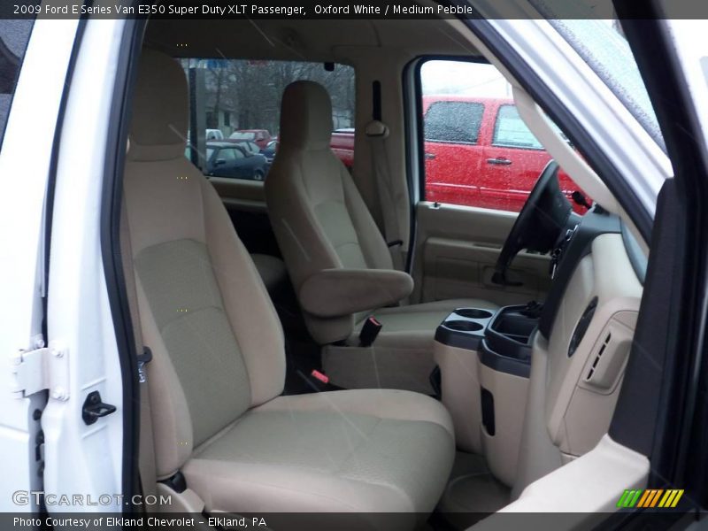 Oxford White / Medium Pebble 2009 Ford E Series Van E350 Super Duty XLT Passenger