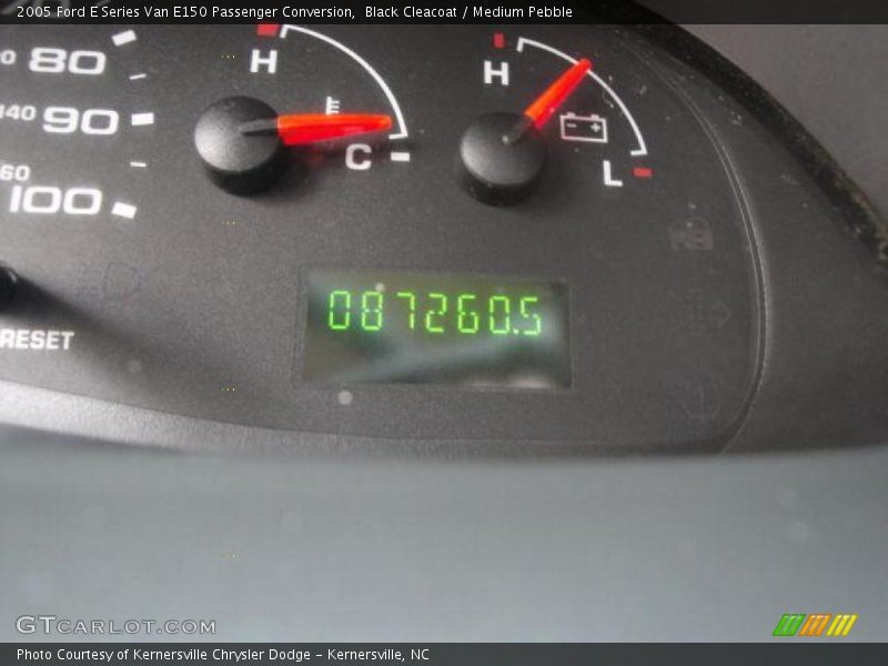 Black Cleacoat / Medium Pebble 2005 Ford E Series Van E150 Passenger Conversion