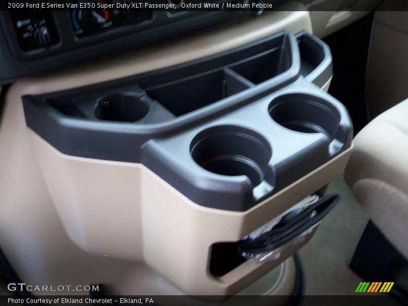 Oxford White / Medium Pebble 2009 Ford E Series Van E350 Super Duty XLT Passenger