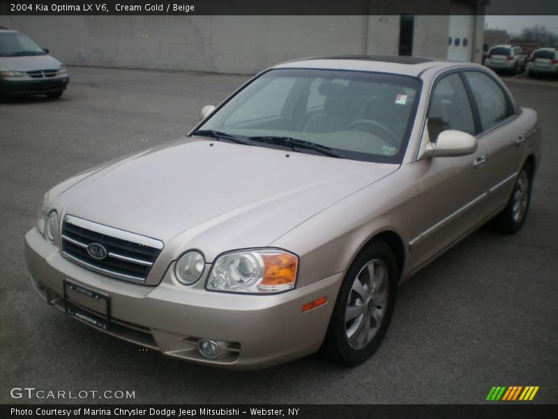 Cream Gold / Beige 2004 Kia Optima LX V6