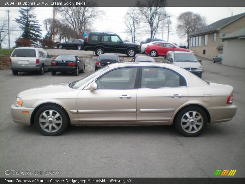 Cream Gold / Beige 2004 Kia Optima LX V6