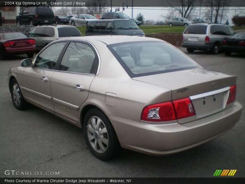 Cream Gold / Beige 2004 Kia Optima LX V6