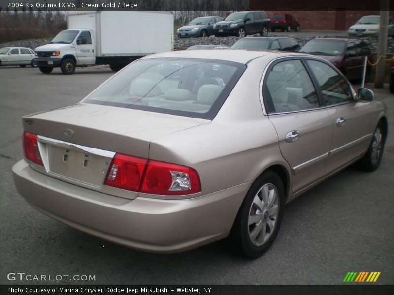 Cream Gold / Beige 2004 Kia Optima LX V6