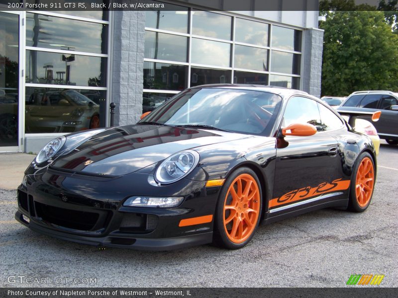 Black / Black w/Alcantara 2007 Porsche 911 GT3 RS
