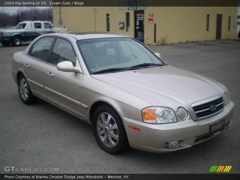Cream Gold / Beige 2004 Kia Optima LX V6