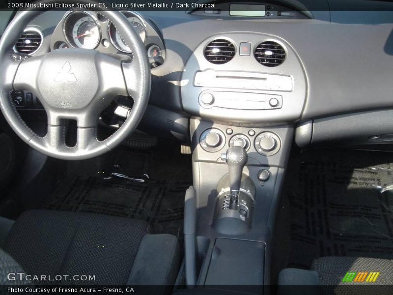 Liquid Silver Metallic / Dark Charcoal 2008 Mitsubishi Eclipse Spyder GS