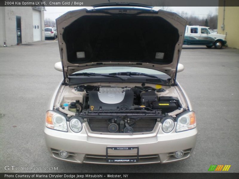 Cream Gold / Beige 2004 Kia Optima LX V6