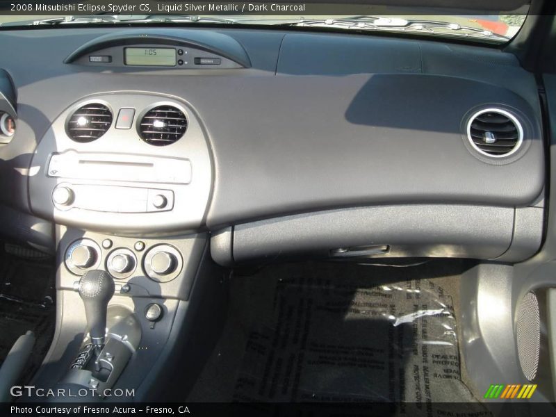 Liquid Silver Metallic / Dark Charcoal 2008 Mitsubishi Eclipse Spyder GS