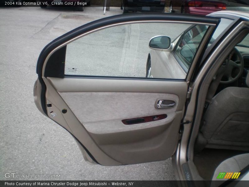 Cream Gold / Beige 2004 Kia Optima LX V6