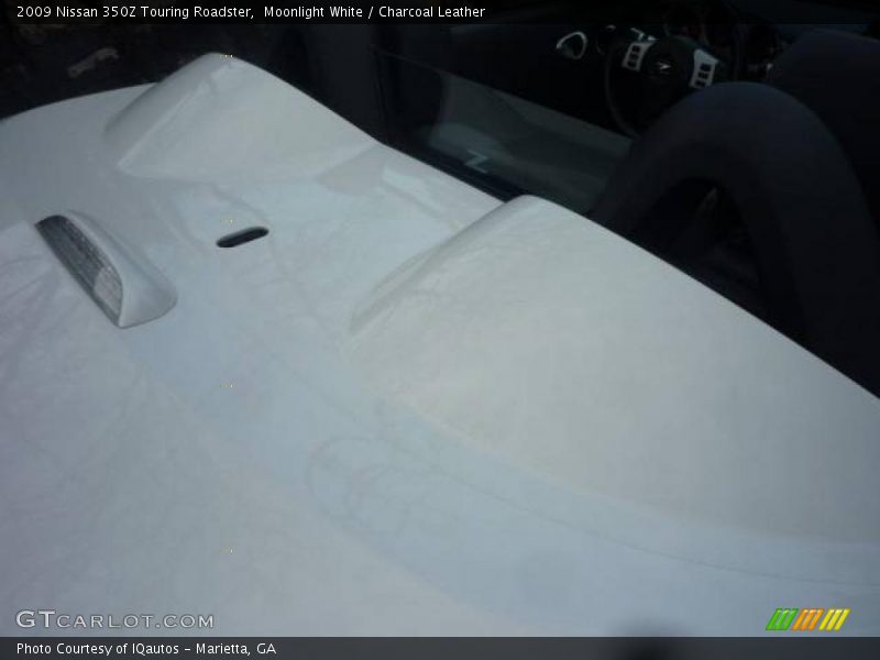 Moonlight White / Charcoal Leather 2009 Nissan 350Z Touring Roadster
