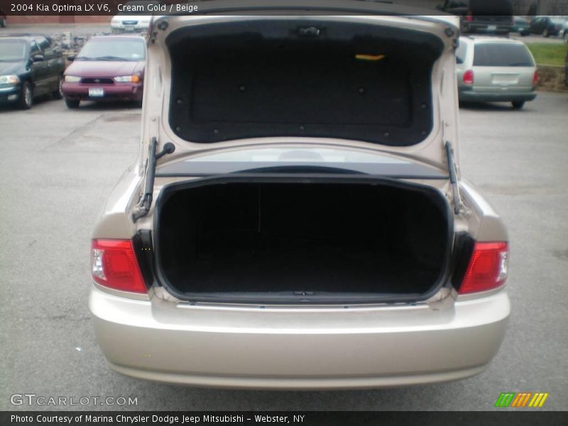 Cream Gold / Beige 2004 Kia Optima LX V6