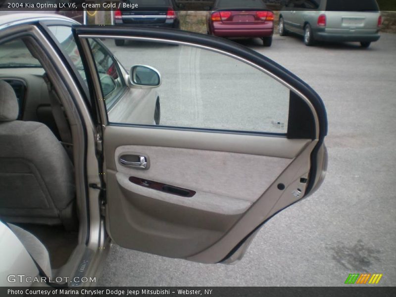 Cream Gold / Beige 2004 Kia Optima LX V6