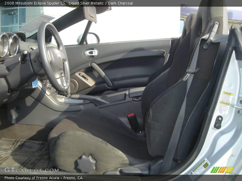 Liquid Silver Metallic / Dark Charcoal 2008 Mitsubishi Eclipse Spyder GS