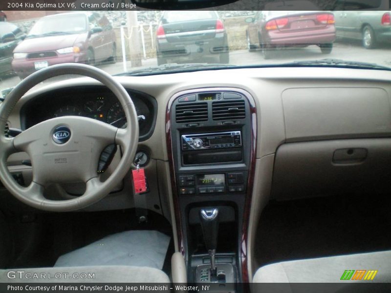Cream Gold / Beige 2004 Kia Optima LX V6