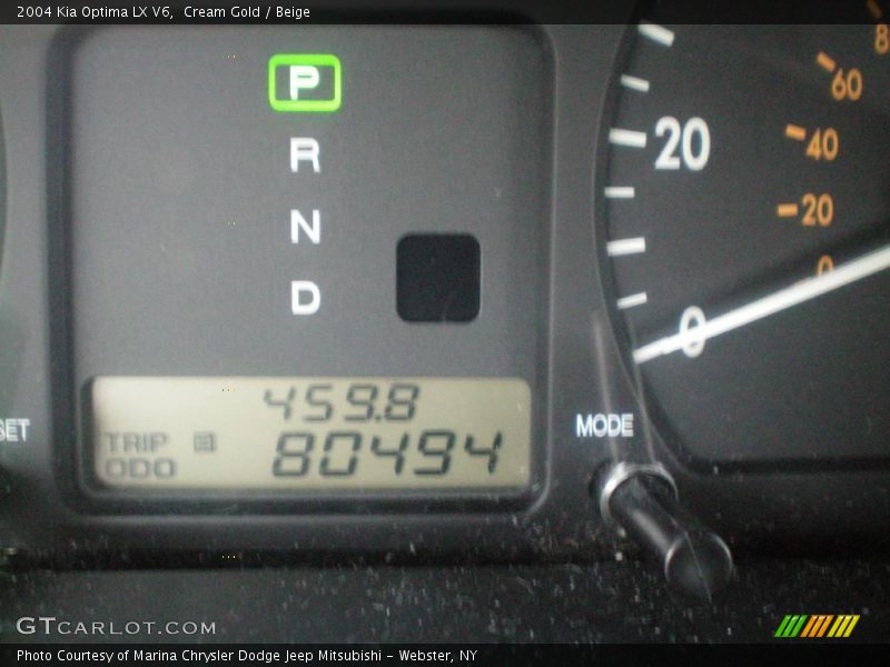 Cream Gold / Beige 2004 Kia Optima LX V6
