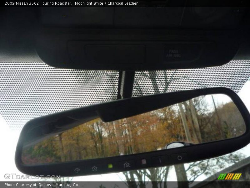Moonlight White / Charcoal Leather 2009 Nissan 350Z Touring Roadster