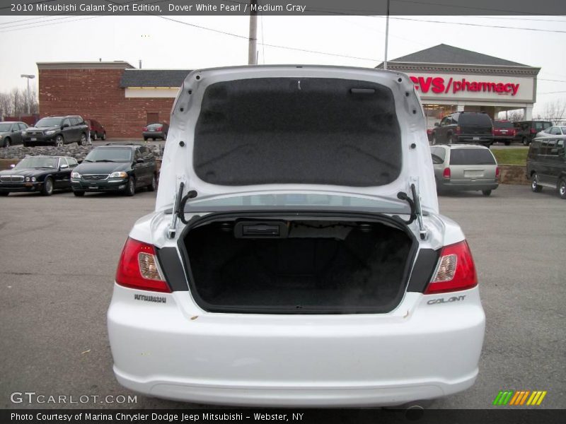 Dover White Pearl / Medium Gray 2010 Mitsubishi Galant Sport Edition