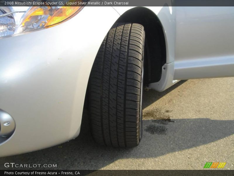 Liquid Silver Metallic / Dark Charcoal 2008 Mitsubishi Eclipse Spyder GS