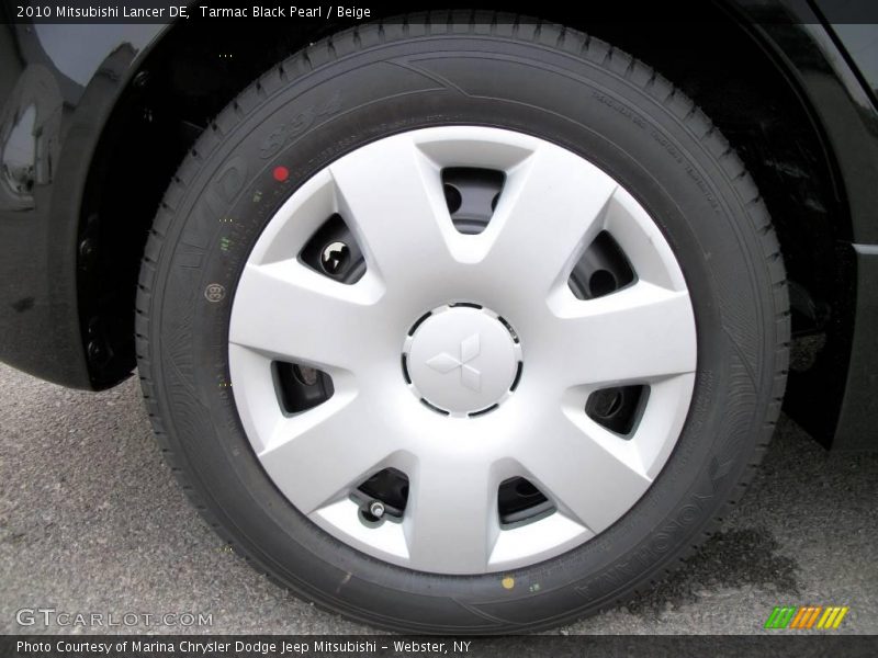 Tarmac Black Pearl / Beige 2010 Mitsubishi Lancer DE
