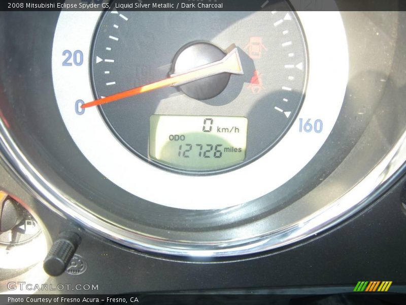 Liquid Silver Metallic / Dark Charcoal 2008 Mitsubishi Eclipse Spyder GS