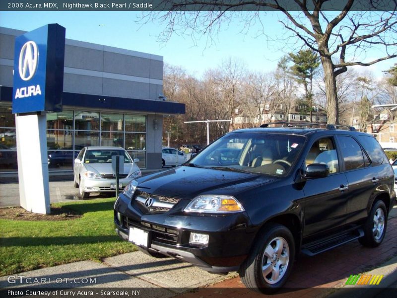 Nighthawk Black Pearl / Saddle 2006 Acura MDX