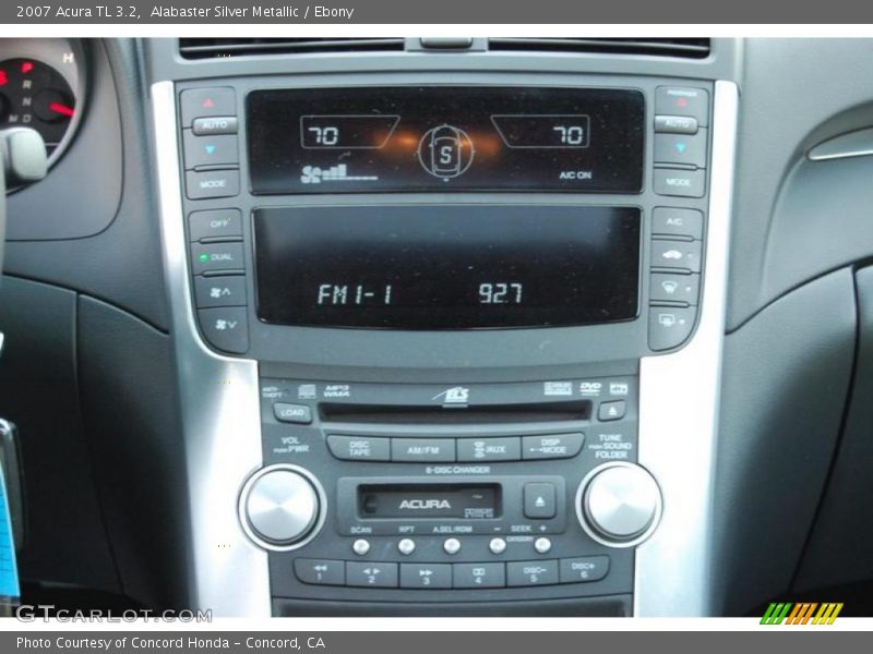 Alabaster Silver Metallic / Ebony 2007 Acura TL 3.2