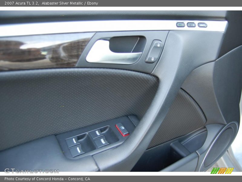 Alabaster Silver Metallic / Ebony 2007 Acura TL 3.2