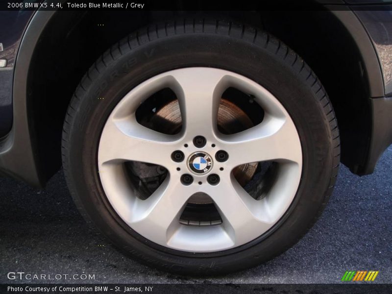 Toledo Blue Metallic / Grey 2006 BMW X5 4.4i
