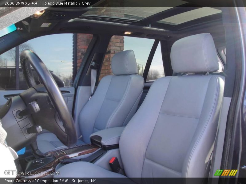 Toledo Blue Metallic / Grey 2006 BMW X5 4.4i