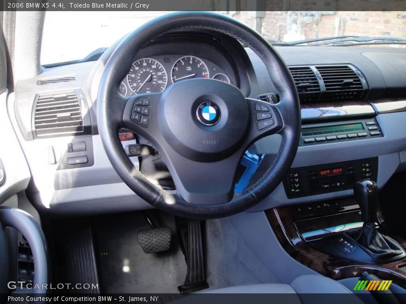 Toledo Blue Metallic / Grey 2006 BMW X5 4.4i