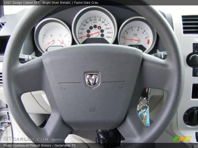 Bright Silver Metallic / Pastel Slate Gray 2007 Dodge Caliber SXT