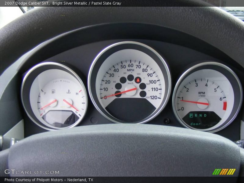 Bright Silver Metallic / Pastel Slate Gray 2007 Dodge Caliber SXT