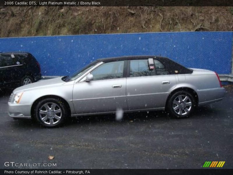 Light Platinum Metallic / Ebony Black 2006 Cadillac DTS