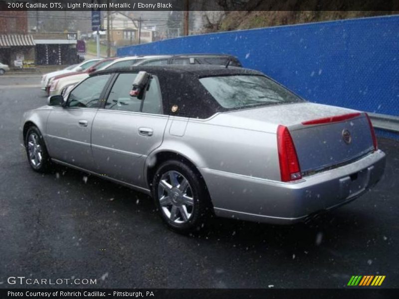 Light Platinum Metallic / Ebony Black 2006 Cadillac DTS