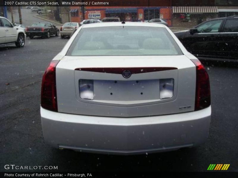 White Diamond / Cashmere 2007 Cadillac CTS Sport Sedan