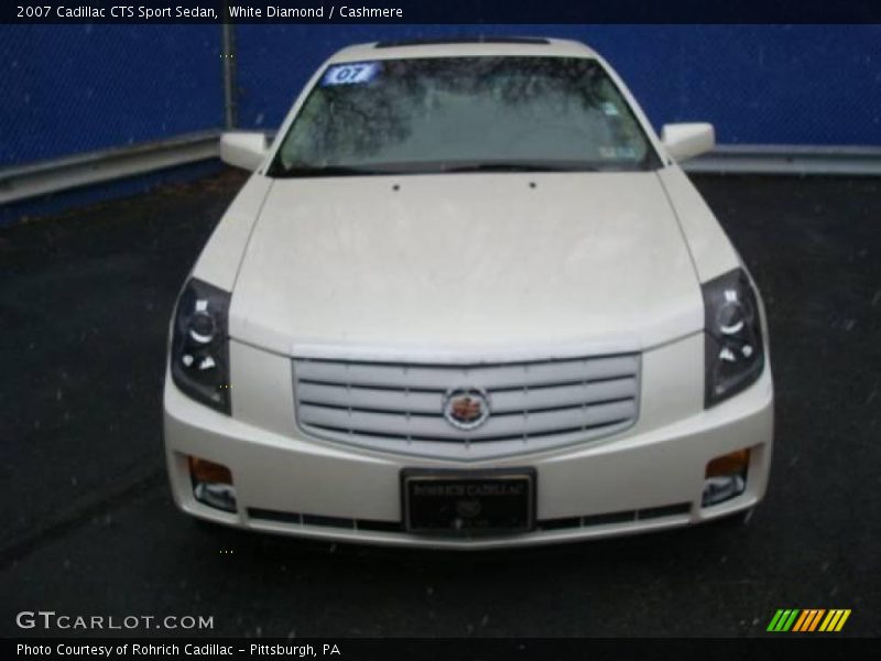 White Diamond / Cashmere 2007 Cadillac CTS Sport Sedan