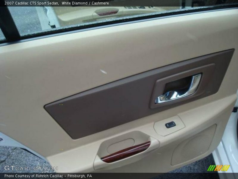 White Diamond / Cashmere 2007 Cadillac CTS Sport Sedan