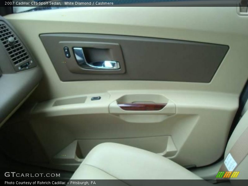 White Diamond / Cashmere 2007 Cadillac CTS Sport Sedan