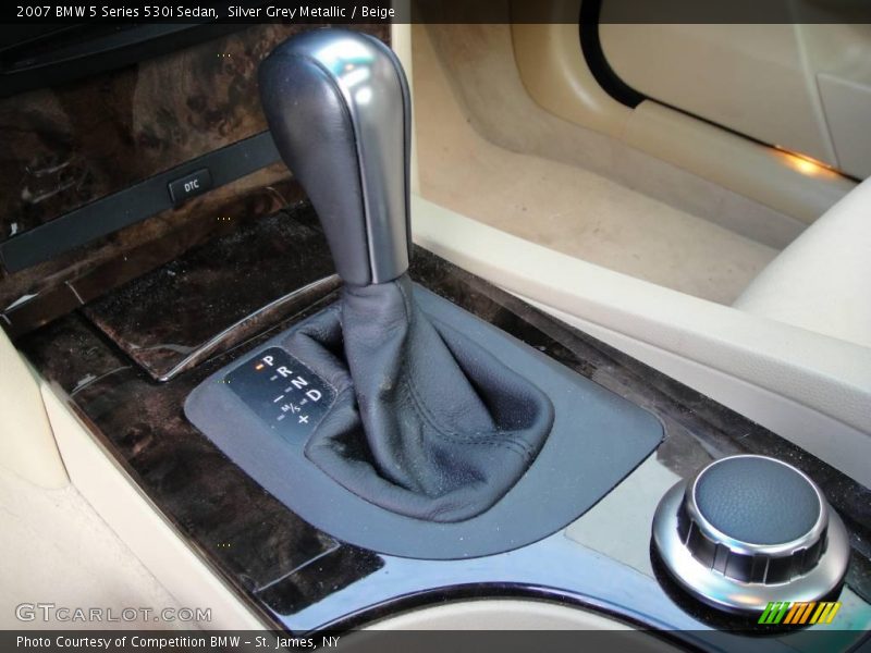 Silver Grey Metallic / Beige 2007 BMW 5 Series 530i Sedan