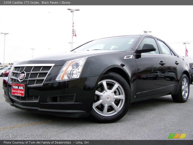 Black Raven / Ebony 2008 Cadillac CTS Sedan