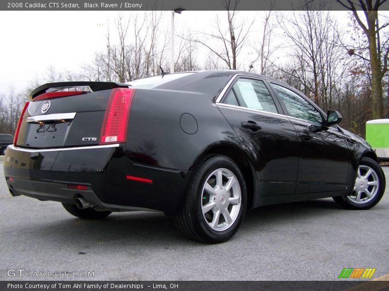 Black Raven / Ebony 2008 Cadillac CTS Sedan